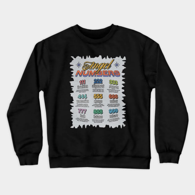 Angel numbers (alternative) Crewneck Sweatshirt by YolandaPDF